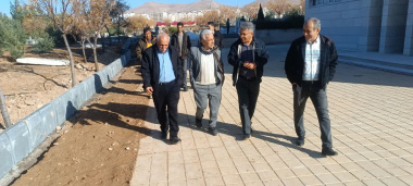 بازدید رییس دانشگاه صنعتی شیراز از روند پیشرفت پروژه‌های عمرانی دانشگاه در سایت‌های یک و دو صدرا