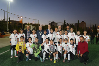 افتتاح زمین چمن مصنوعی دانشگاه صنعتی شیراز همزمان با قهرمانی تیم نونهالان خرم فارس